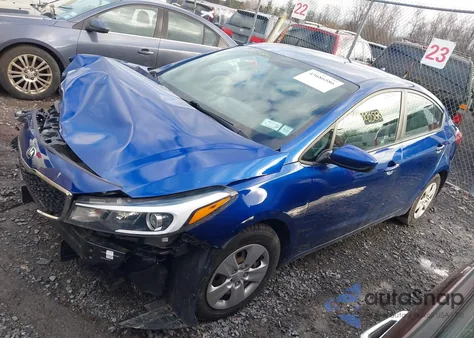 2018 Kia Forte Lx из США, поврежденный, VIN 3KPFK4A73JE255290